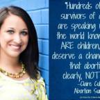 Abortion Survival Story: Claire Culwell